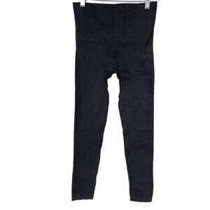 Spanx Seamless Leggings Women's Size S Gray Compression Shaping